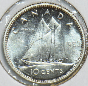 Canada 1953 10 Cents BU S/S 298700 combine shipping