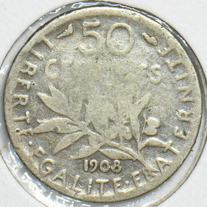 France 1908 50 Centimes 904117 combine shipping