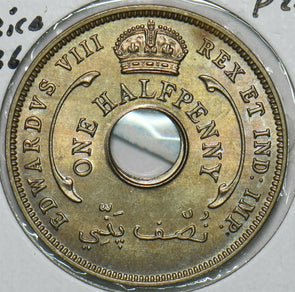 British West Africa 1936 1/2 Penny 152619 combine shipping