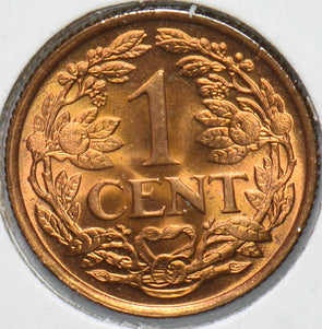 Netherlands Antilles 1959 Cent Lion animal 192295 combine shipping
