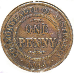 Australia 1911 Penny Georgivs V 150526 combine shipping