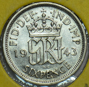 Great Britain 1943 6 Pence/Sixpence 197373 combine shipping