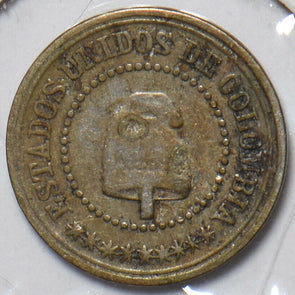 Colombia 1881 2 1/2 Centavos 196130 combine shipping