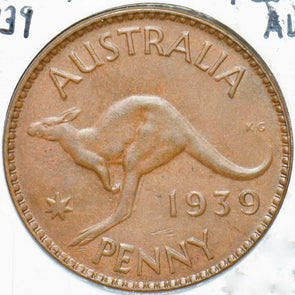 Australia 1939 Georgivs VI Penny Kangaroo animal 192039 combine shipping