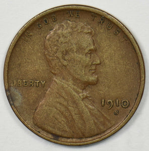 1910-S Lincoln Wheat Cent XF U0348