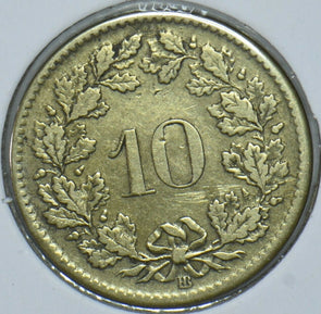 Switzerland 1850 10 Rappen 291622 combine shipping