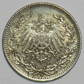 Germany 1918 1/2 Mark Eagle animal Empire 197399 combine shipping