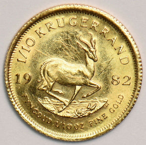 South Africa 1982 1/10 Krugerrand gold 1/10oz gold GL0136 combine shipping
