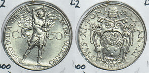 Vatican 1932 50 Centesimi BU 299126 combine shipping