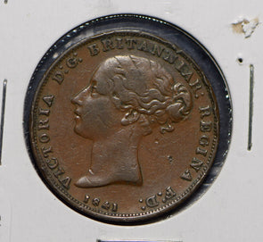 Jersey 1841 1/26 Shilling Lion animal  291649 combine shipping