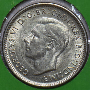 Australia 1943 S Shilling Merino ram animal 902613 combine shipping