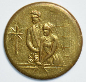 Mexico 1970 's Medal Wedding token Recuerdo Matrimonial 198080 combine shipping