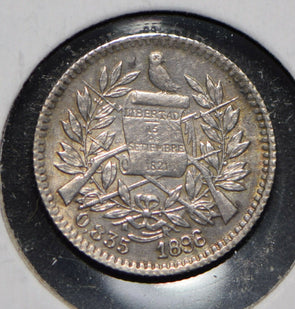 Guatemala 1896 1/2 Real Quetzal animal  291889 combine shipping
