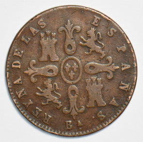 Spain 1855 4 Maravedis 197730 combine shipping