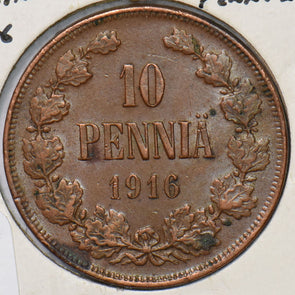 Finland 1916 10 Pennia  291022 combine shipping