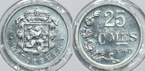 Luxembourg 1960 25 Centimes 904786 combine shipping