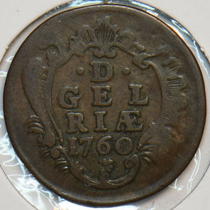 Netherlands 1760 Duit 296806 combine shipping