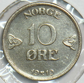 Norway 1919 10 Ore 152863 combine shipping