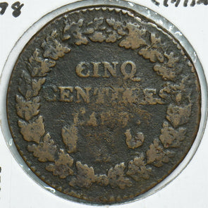 France 1798 5 Centimes 0 240926 combine shipping