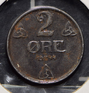 Norway 1944 2 Ore Lion animal  191109 combine shipping