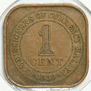 Malaya 1939 Cent 153291 combine shipping