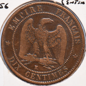 France 1856 K 10 Centimes Eagle animal 900580 combine shipping