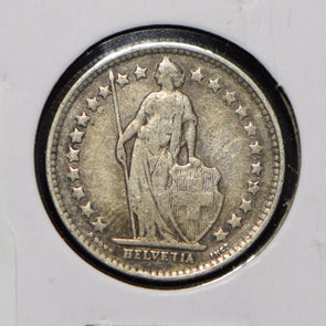 Switzerland 1914 1/2 Franc  900740 combine shipping
