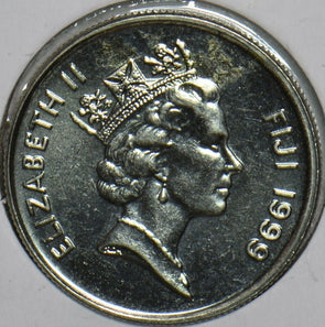 Fiji 1999 5 Cents 903661 combine shipping