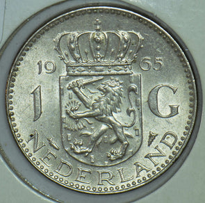 Netherlands 1965 Gulden Lion animal 150441 combine shipping