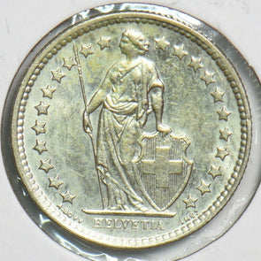Switzerland 1961 1/2 Franc 240598 combine shipping