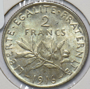 France 1916 2 Francs 293717 combine shipping