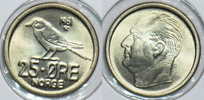 Norway 1961 25 Ore Bird 904832 combine shipping