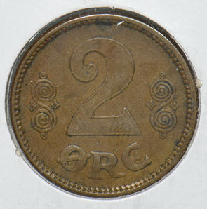 Denmark 1923 2 Ore 901843 combine shipping