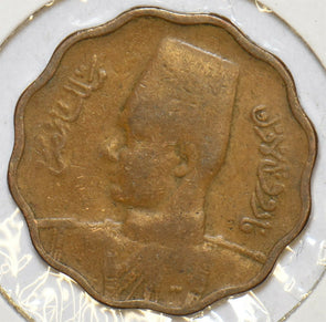 Egypt 1938 AH1357 10 Millemes 196793 combine shipping
