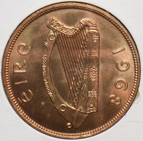 Ireland 1968 Penny Hen with Chicks animal 195018 combine shipping