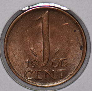 Netherlands 1966 Cent  900429 combine shipping