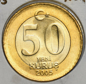 Turkey 2005 50 Kurus 904023 combine shipping