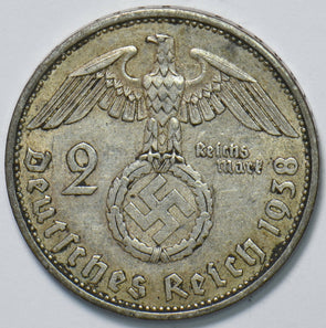 Germany 1938 2 Mark Eagle animal 193446 combine shipping
