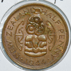 New Zealand 1944 1/2 Penny 198940 combine shipping