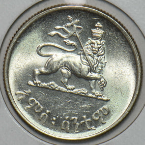 Ethiopia 1944 50 Cents Lion animal BU 491199 combine shipping