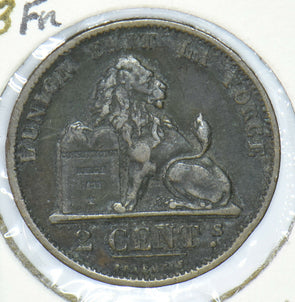 Belgium 1873 2 Cents Lion animal  290362 combine shipping