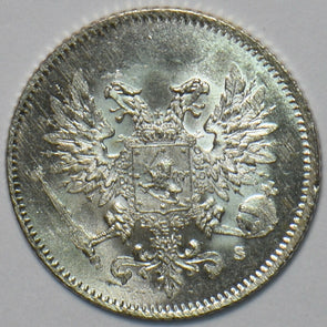 Finland 1917 25 Pennia Eagle animal 294490 combine shipping