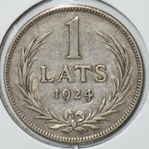 Latvia 1924 Lats 295523 combine shipping
