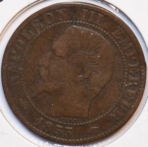France 1855 A 5 Centimes Eagle animal 900579 combine shipping