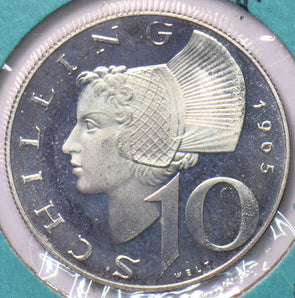 Austria 1964 10 Schilling Proof 192864 combine shipping