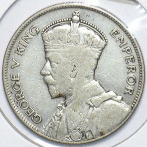 New Zealand 1934 1/2 Crown Ram animal George V 150579 combine shipping