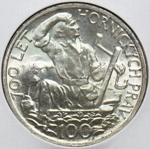 Czechoslovakia 1949 100 Korun Lion animal 240057 combine shipping