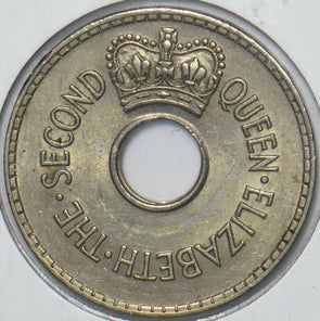 Fiji 1957 Penny 295814 combine shipping