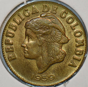 Colombia 1959 2 Centavos 297459 combine shipping