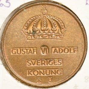Sweden 1965 5 Ore BU 904159 combine shipping